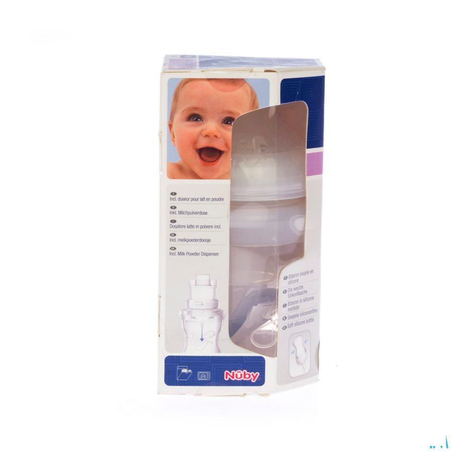 Nuby Nt Drinkflesje Uit Zachte Silicone - 210 ml - 0m +   -  New Valmar