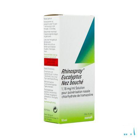 Rhinospray Eucalyptol Verstopte Neus 1,18mg/ml Neusspray 10 ml