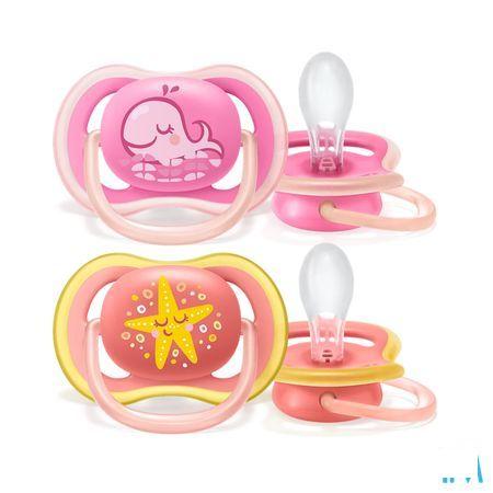 Philips Avent Fopspeen 6M+ Girl  -  Bomedys