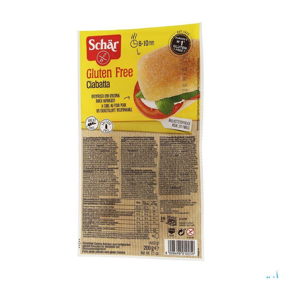 Schar Ciabatta Glutenvrij 200 gr 6593  -  Revogan