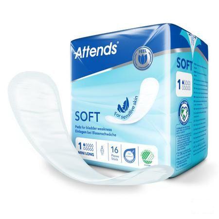 Attends Soft 1 Mini Long Inleg Anatom. 1x16