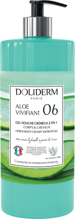 Doliderm Douchegel 2In1 Aloe Vivifiant Pompfl 1L