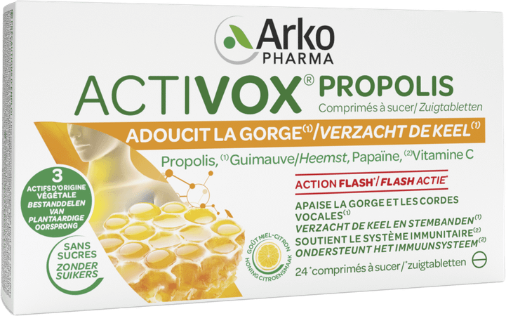 Activox Propolis Pastilles Citrus Comp 24