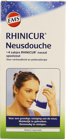 Rhinicur Douche Nasale + 4 Zakjes Spoelzout