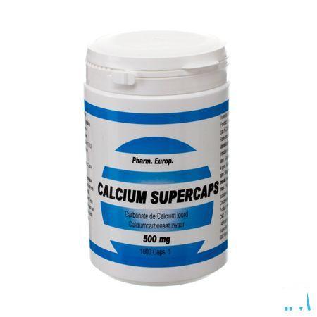 Calcium Carb. SuperCapsule Capsule 1000x 500 mg  -  Superphar