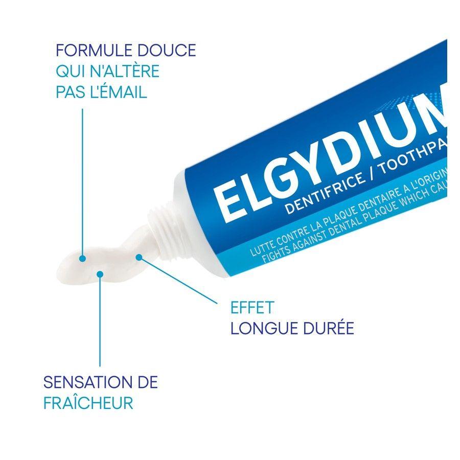 Elgydium Tandpasta A/Plak Tube 75ml