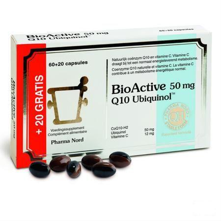 Bioactive Q10 50 mg 60 + 20 Capsule  -  Pharma Nord
