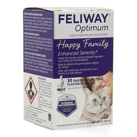 Feliway Optimum Kat Refill 30 Dagen Fl 48 ml