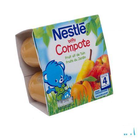 Nestle Baby Compote Fruit Jardin Pot 4x100 gr  -  Nestle