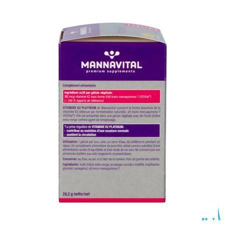 Mannavital Vitamine K2 Platinum V-Caps 60
