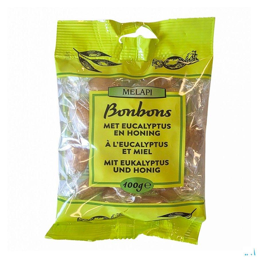 Melapi Bonbons Eucalyptus Honing 100 g Revogan