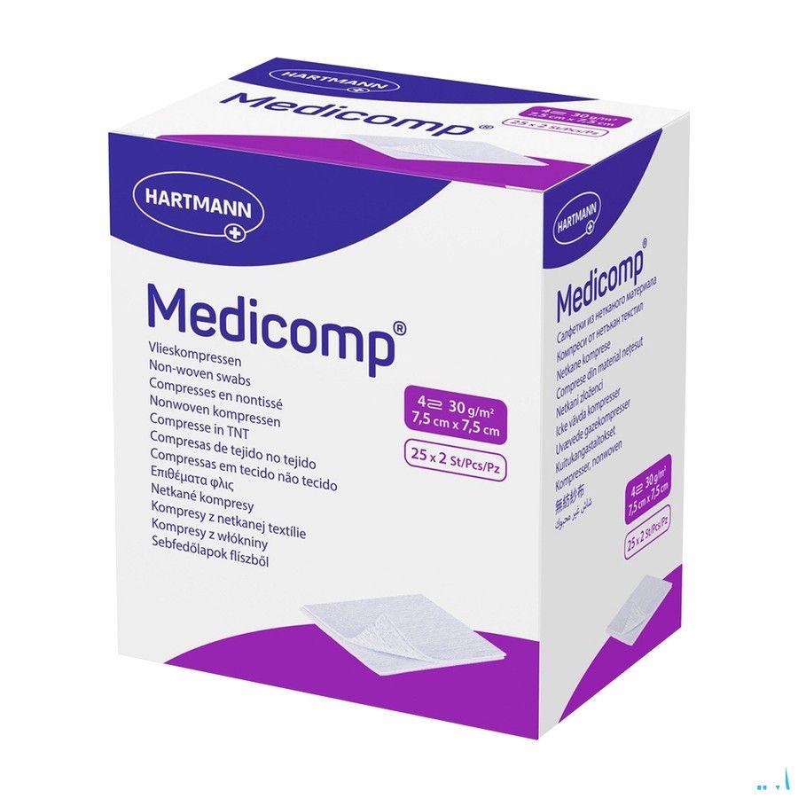 Medicomp Cp Ster 4Pl 7,5X7,5Cm 30G 40X5  -  Hartmann