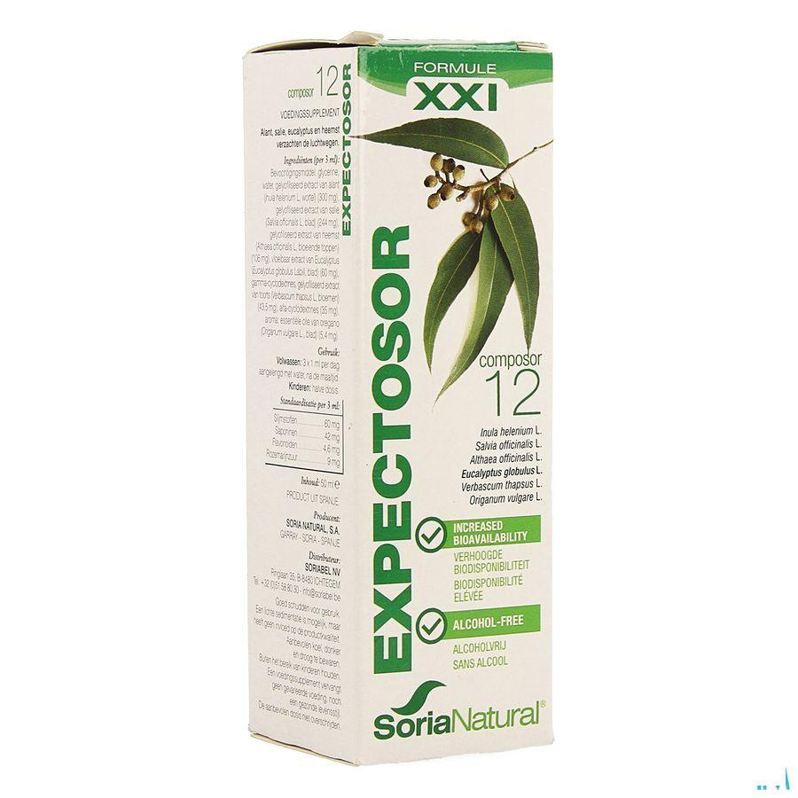 Soria Composor N12 Expectosor Xxi 50 ml  -  Soria Bel