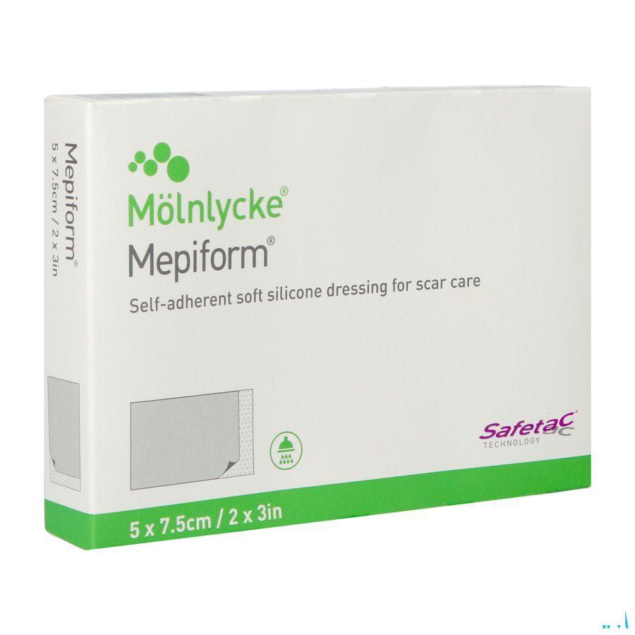 Mepiform Verband Adhesive Litteken Ster 5x 7,5cm 5 pc/st  293200  -  Molnlycke Healthcare