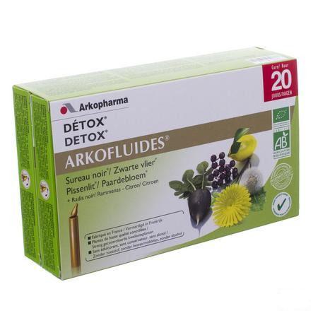 Arkofluide Detox Bio Unicadoses 20 2622074  -  Arkopharma