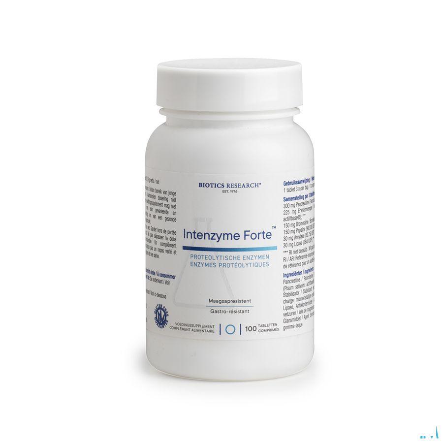 Biotics Intenzyme Forte 100 tabletten  -  Energetica Natura