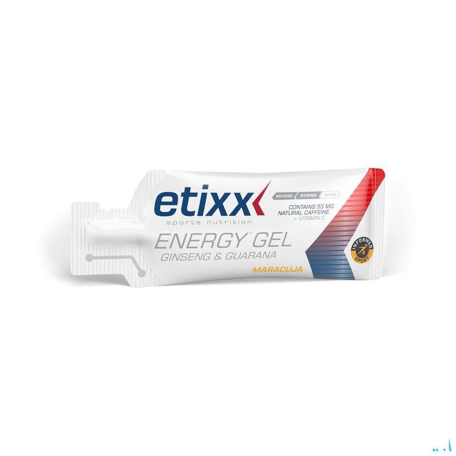 Etixx Ginseng & guarana Energy Gel Passion Fruit 50 gr