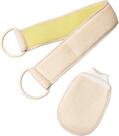 Handdoek Met Handvatten + bijhorend Washandje 