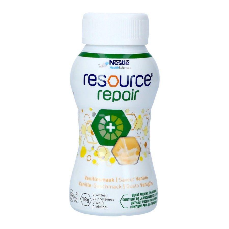 Resource Repair Vanille Fles 4x200 ml  -  Nestle