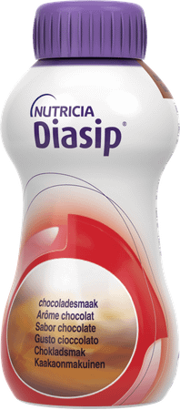 Diasip Chocolade Fles 4X200 ml  -  Nutricia