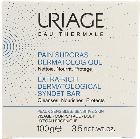 Uriage Thermale Wasstuk Overvet 100 gr