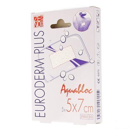 Euroderm Plus 5x 7cm 5 Pleister Steriel Wtp  -  I.D. Phar