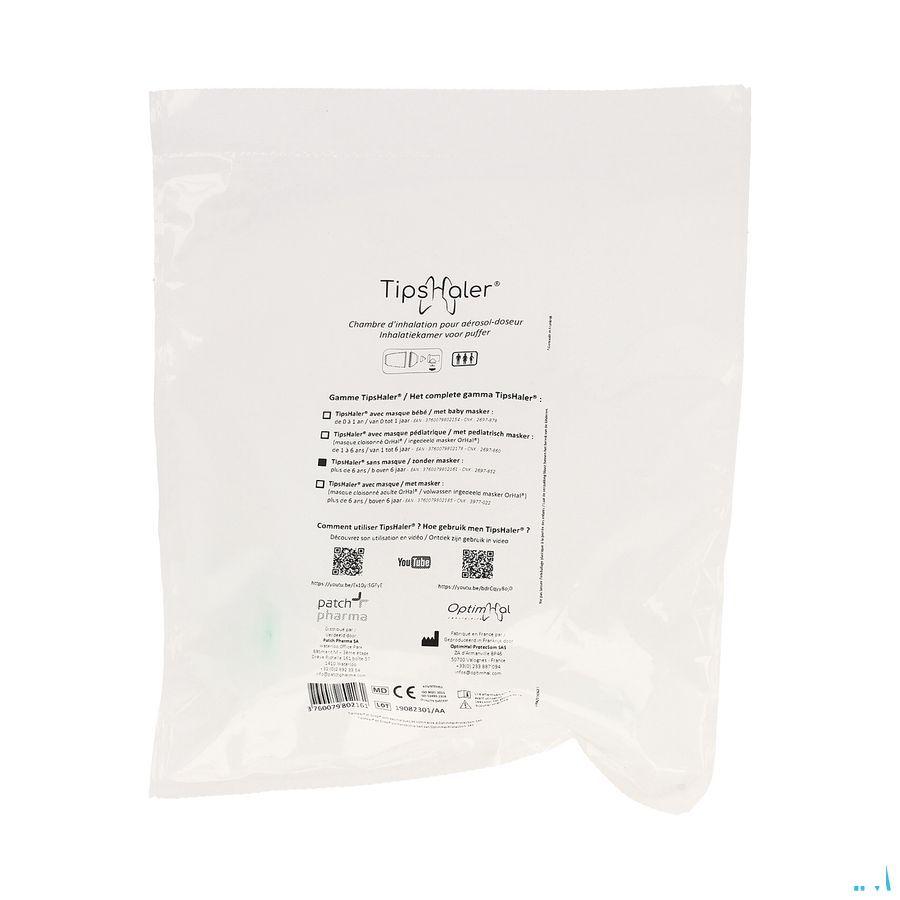 Tips-Haler Inhalatiekamer Z/Masker +6Jaar