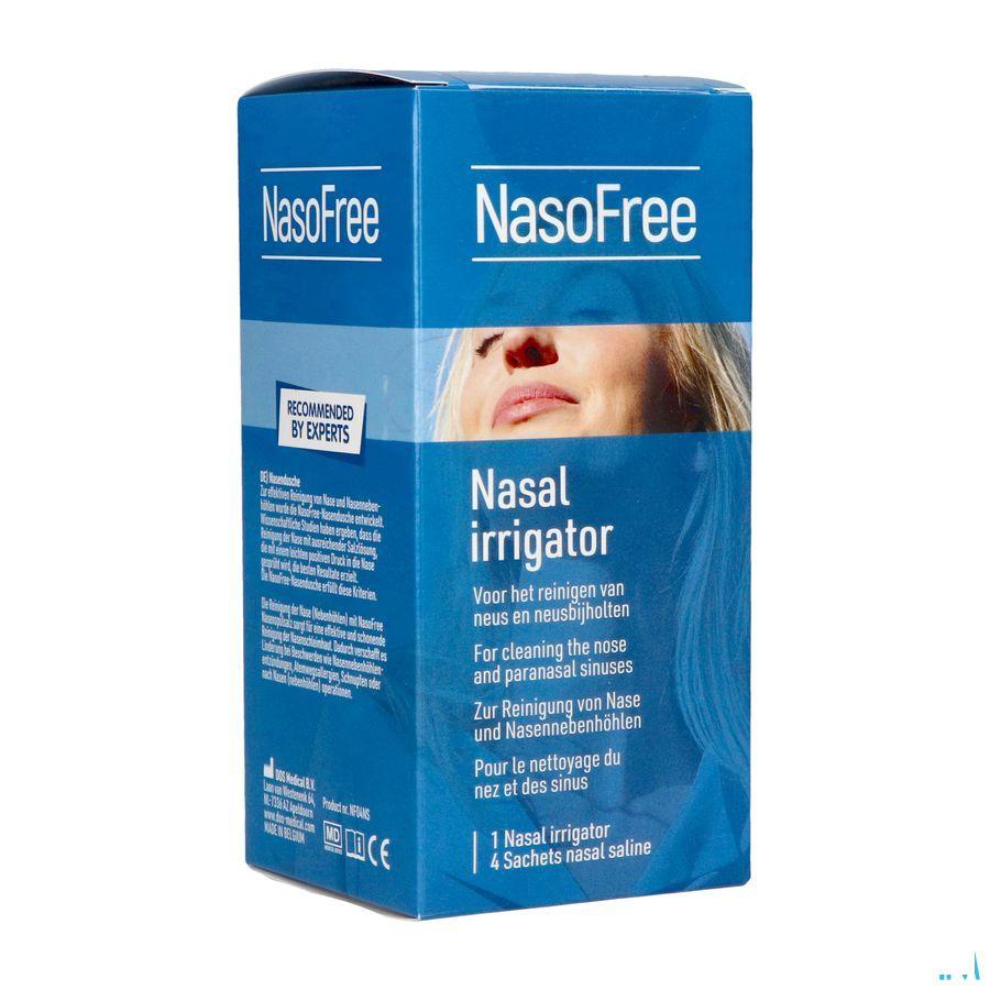Nasofree Neusdouche Fl + 4 Zakjes