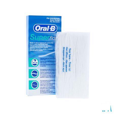 Oral-B Floss Super Floss Mint Waxed 50m