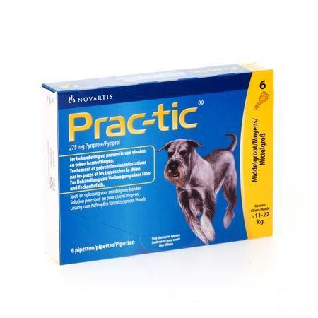 Prac-tic Spot-on Anti vlo-teek Hond Middel .2x3