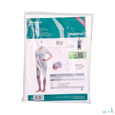 Suprima 4697 Body Korte Mouw+Benenrits Wit xxl