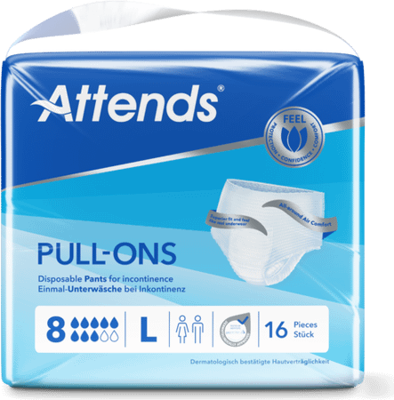 Attends Pull-Ons 8L 1X16  -  Attends