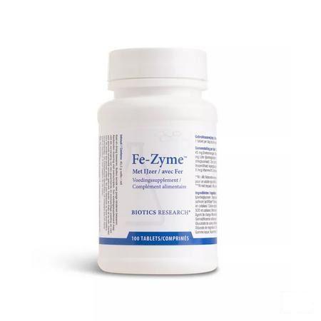 Biotics Fe-Zyme 25mg 100 tabletten  -  Energetica Natura