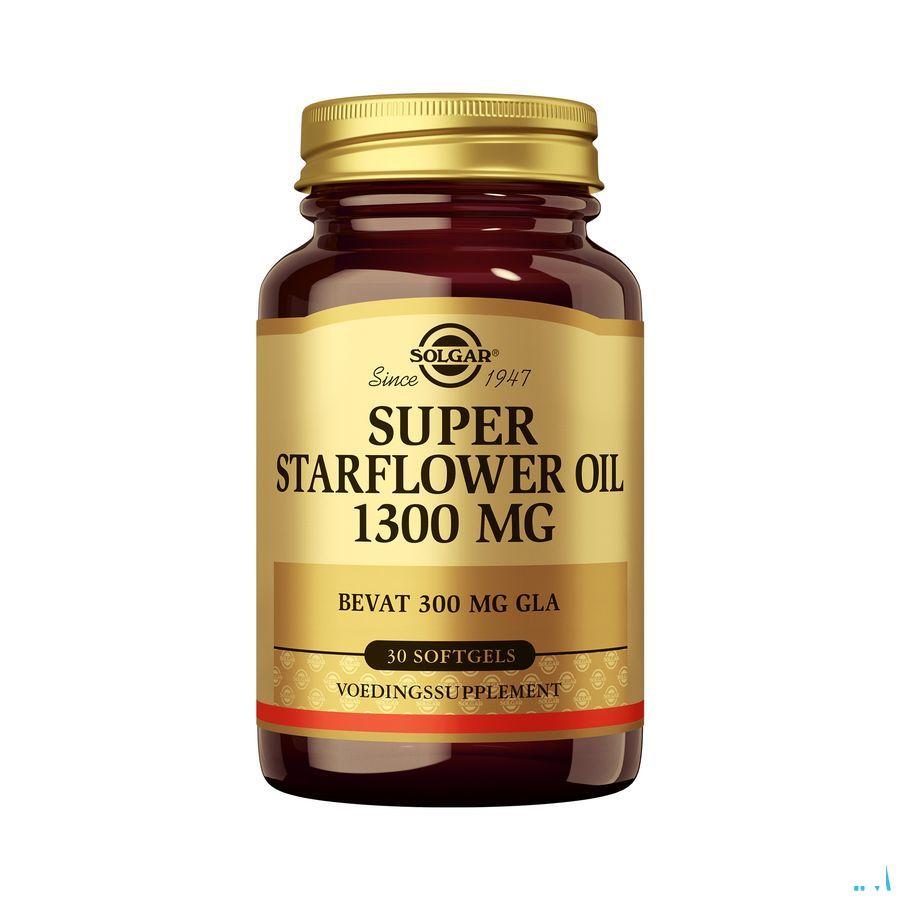 Super Starflower Oil 1300 mg (300 mg Gla) Softgel 30  -  Solgar Vitamins