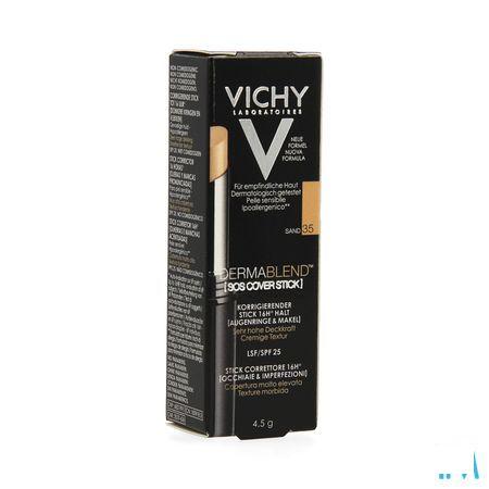 Vichy Fdt Dermablend Sos Cover Stick 35 14h 4,5 gr  -  Vichy