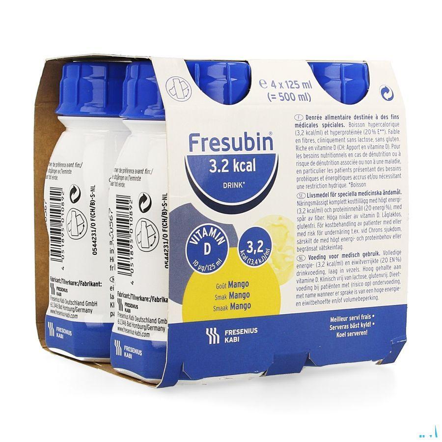 Fresubin 3,2 Kcal Drink 125 ml Mangue/mango  -  Fresenius
