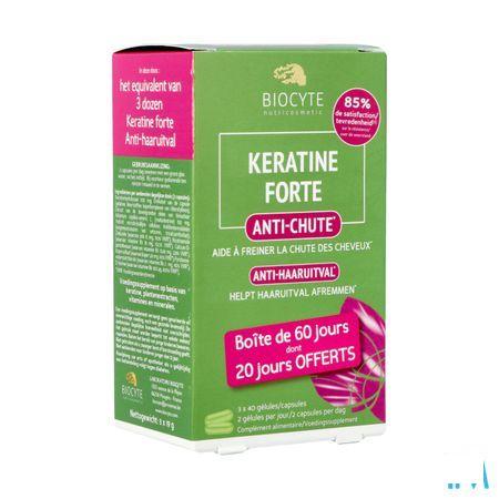 Biocyte Keratine Forte Anti chute Capsule 120  -  Biocyte