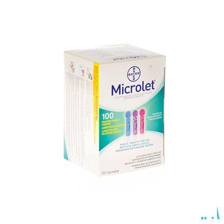 Ascencia Microlet Lancetten Ster Gekleurd 100