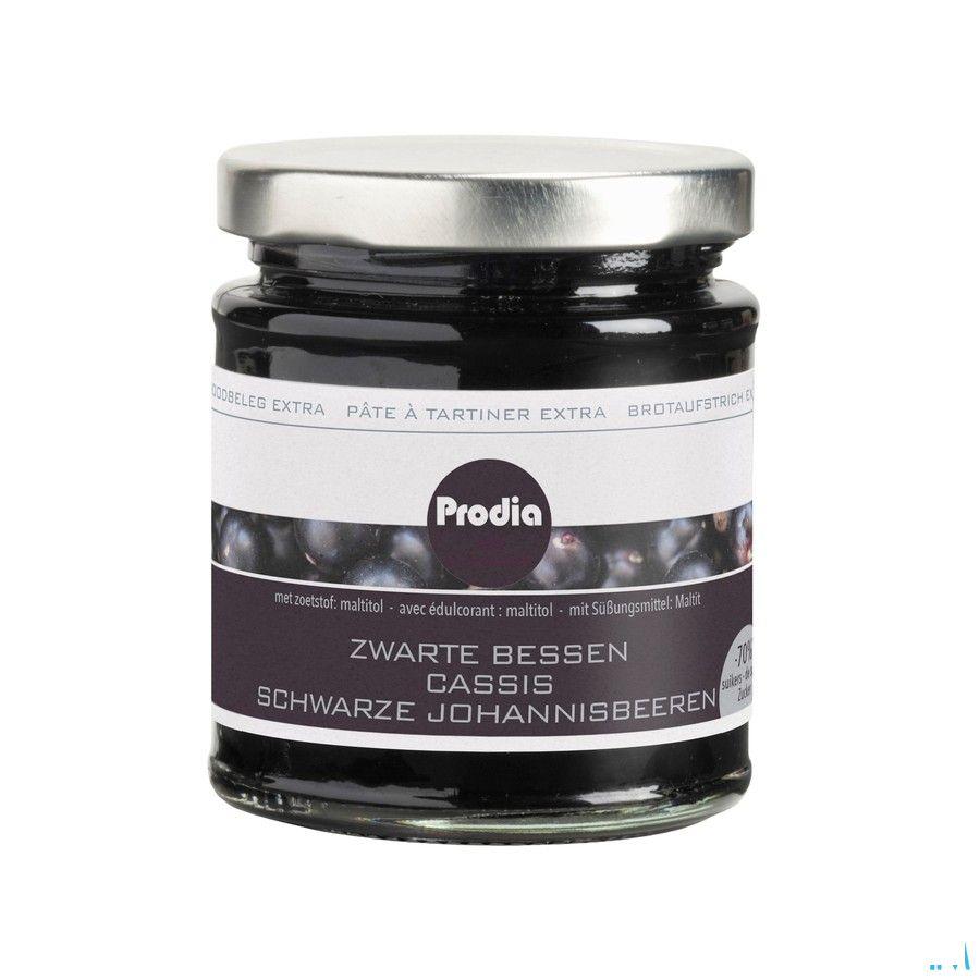 Prodia Tartinade Extra Cassis Maltitol 215 gr  -  Revogan