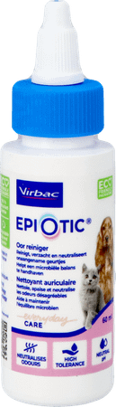 Epiotic Oplossing Oorreiniger Hond/Kat 60 ml