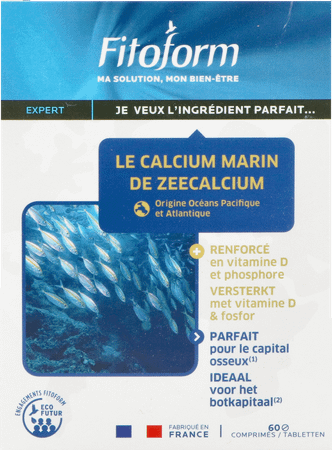 Calcium Marin Comprimes 60 Fitoform  -  Bioholistic Diffusion