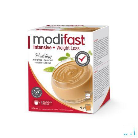 Modifast Intensive Pudding Caramel Zakje 9  -  Nutrition & Sante