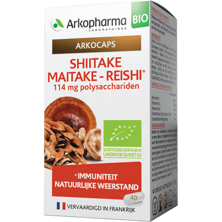 Arkogelules Shiitake Maitake Reishi Bio Caps 40