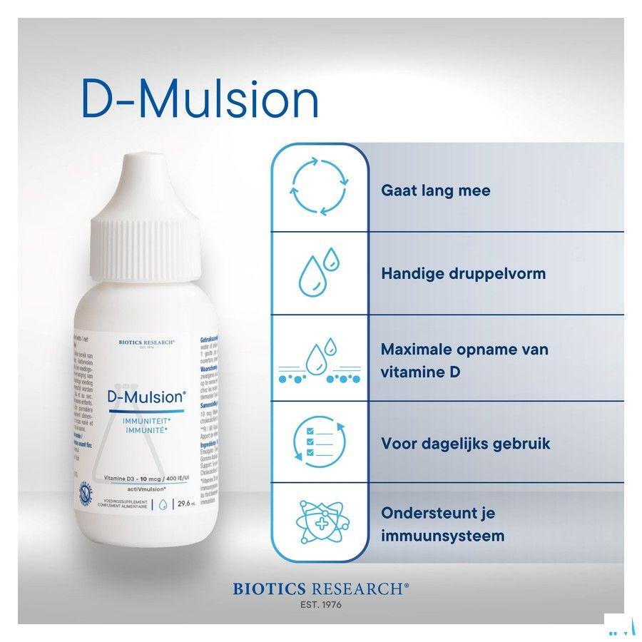 Biotics D-Mulsion (Vitamine D) 29.6 ml  -  Energetica Natura