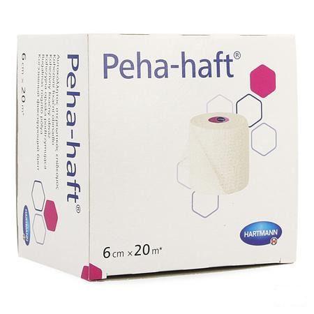 Peha-haft Latexfree 6cmx20m 1 P/s  -  Hartmann