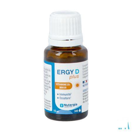 Ergy D Plus Flacon 15 ml  -  Lab. Nutergia