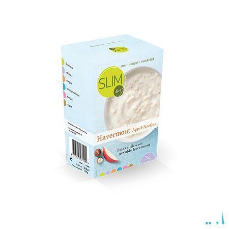 Slimdiet Havermout Appel-nootjes Zakje 5x25 gr  -  Slimdiet Bv