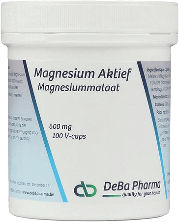 Magnesium Actif Capsule 100 X 600 mg  -  Deba Pharma