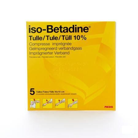 Iso Betadine Tulles Compr 5 10x10