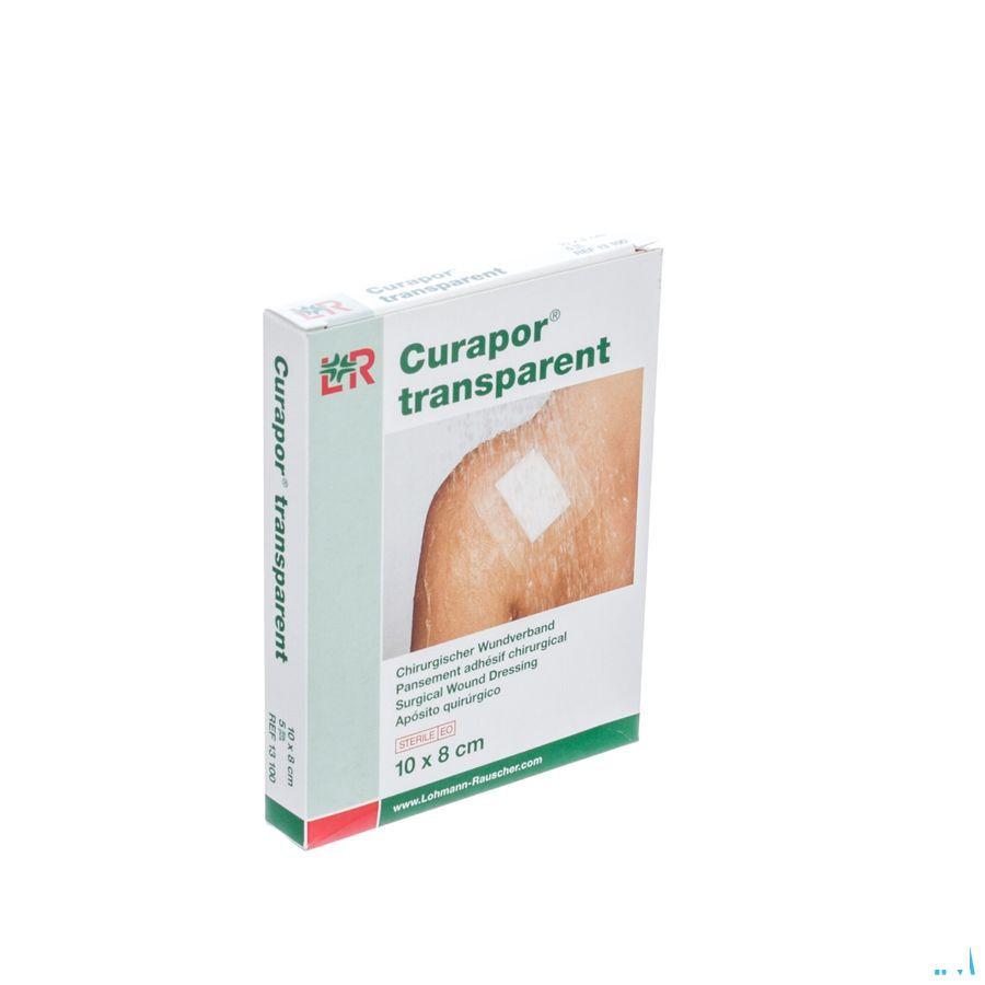 Curapor Transparant Steriel 10cmx 8cm 5 13100  -  Lohmann & Rauscher